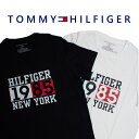 トミーヒルフィガー TOMMY HILFIGER Tシャツ クルーネック フロント ロゴ 半袖 メンズ 丸首 おしゃれ トップス 09t4465 ラッピング不可...
