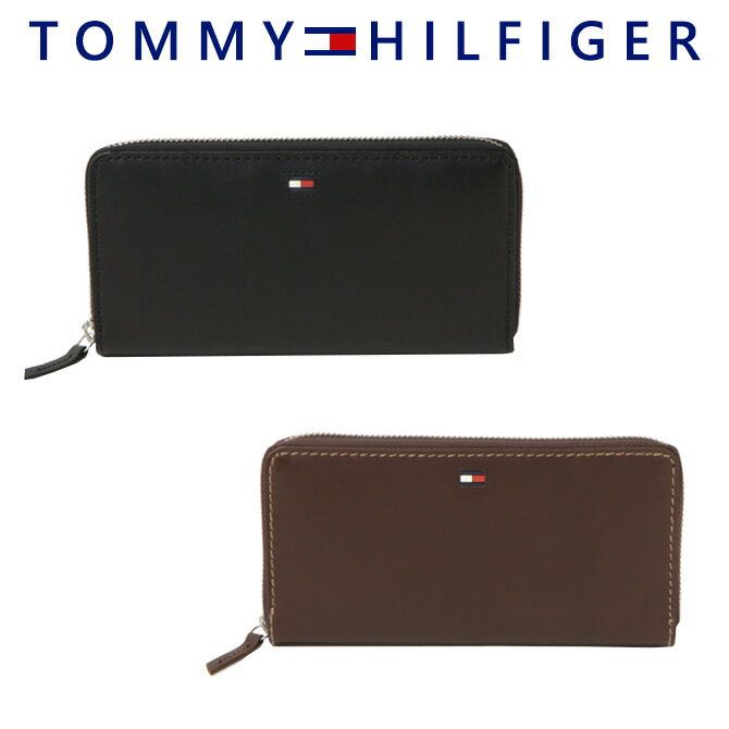 トミーヒルフィガー 長財布 メンズ トミーヒルフィガー 財布 メンズ TOMMY HILFIGER OXFORD ラウンドファスナー 長財布 31tl13x010