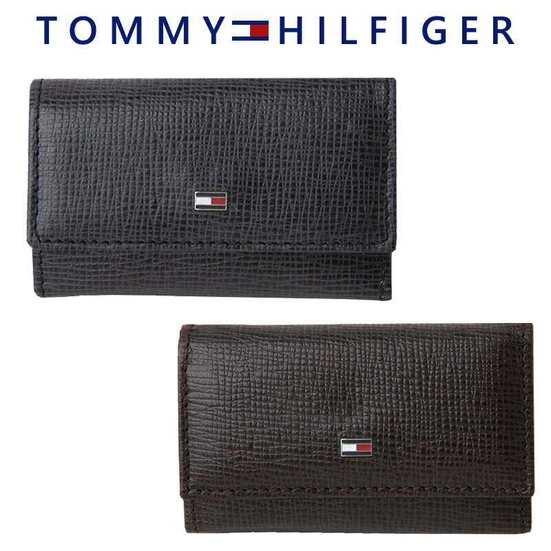 トミー ヒルフィガー キーケース トミーヒルフィガー TOMMY HILFIGER キーケース レザー メンズ 31tl170006 BOX付