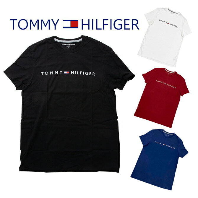 トミーヒルフィガー プレゼント メンズ トミーヒルフィガー TOMMY HILFIGER フロント エッセンシャル ロゴ 半袖 Tシャツ メンズ 78j4189 ラッピング不可 ネコポスでお届け