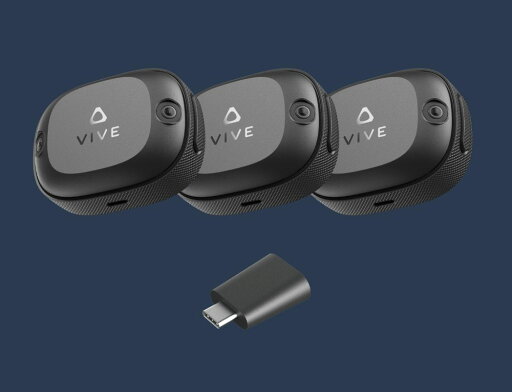 HTC VRヘッドセット アクセサリー VIVE トラッカー スターターキット (VIVEトラッカー Ultimate 3台 + USBワイヤレスドングル 1台) 【国内正規品】 HTC VRヘッドセット アクセサリー VIVE トラッカー スターターキット (VIVEトラッカー Ultimate 3台 + USBワイヤレスドングル 1台) 【国内正規品】