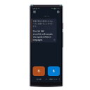 iFLYTEK Smart Translator 商品特長 音声翻訳精度 iFLYTEKの音声認識技術を駆使した、音声翻訳エンジンを搭載。 多彩な使用シーン 高性能ノイズ除去技術・オフライン翻訳によって、場所を選ばず使用可能。 優れたUX 長年、音声翻訳機を開発してきたiFLYTEKだからこそできる、実際の利用シーンに寄り添った使いやすさを実現。 タッチフリー翻訳、物理ボタン翻訳、画面タッチ翻訳の3つの音声翻訳方法を搭載。 スクリーン 5.05インチ（22:9） 本体サイズ（幅×高さ×奥行） 約56.5mm＊140.6mm＊10.4mm 本体重量 約129.5g プロセッサ 8core CPU ストレージ 2GB+16GB マイク U型4マイクアレイ スピーカー カスタムスピーカー カメラ 500万画素 バッテリー 2,000mAh 電池 5V/2A、Type-C　リチウムイオン電池 電池持続時間 翻訳時:約5時間 待機時:最大約275時間 充電時間 約1.5時間で100％充電 センサー ジャイロスコープ、加速度センサー、赤外線距離センサー、リニアモーター SIM Nano SIMカード（ホットスワップ対応）+eSIM セルラー通信 3G:WCDMA、4G:TD-LTE、FDD-LTE Wi-Fi 802.11a / b / g / n / AC（softAP）x Bluetooth 5.0 同梱品 本体 ×1 USB Type-Cケーブル×1 使用ガイドおよび保証書×1 ご注意 ・初回起動時から2年間はグローバル通信が無料でお使い頂けます。（e-SIM内蔵） ・3年目以降はWi-Fi、SIMなどのネットワーク接続が必要です。