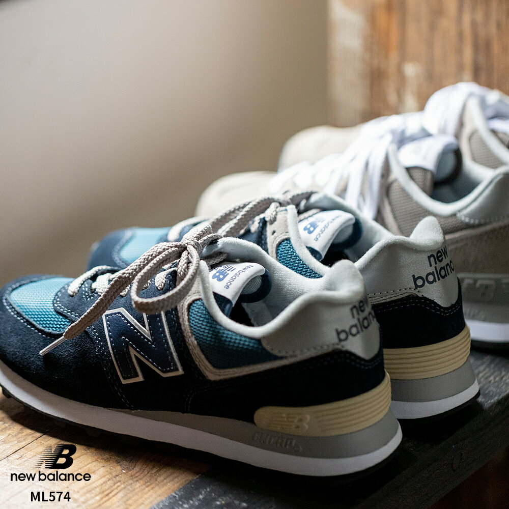 【New Balance】ニューバランス ML574 EGG ESS レディース メンズ Classic Running 定番 グレー ネイビー シューズ 靴 スニーカー NewBalanceのサムネイル