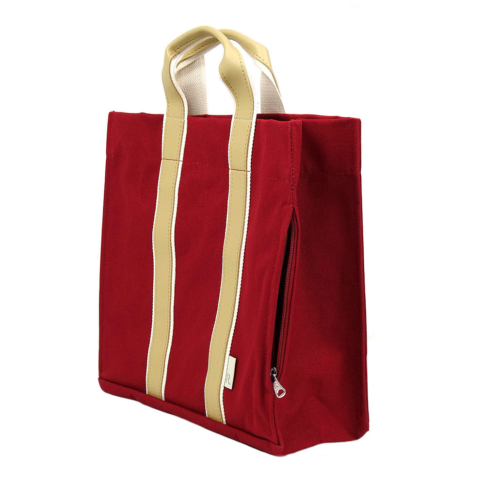 トートバッグ ROOTOTE SN.ミディアム リぺレントキャンパス 2019新作 別売りストラップでショルダー対応！ はっ水加工 ポーチ付き 通勤通学 レディーストート ルートート MEDIUM レッド