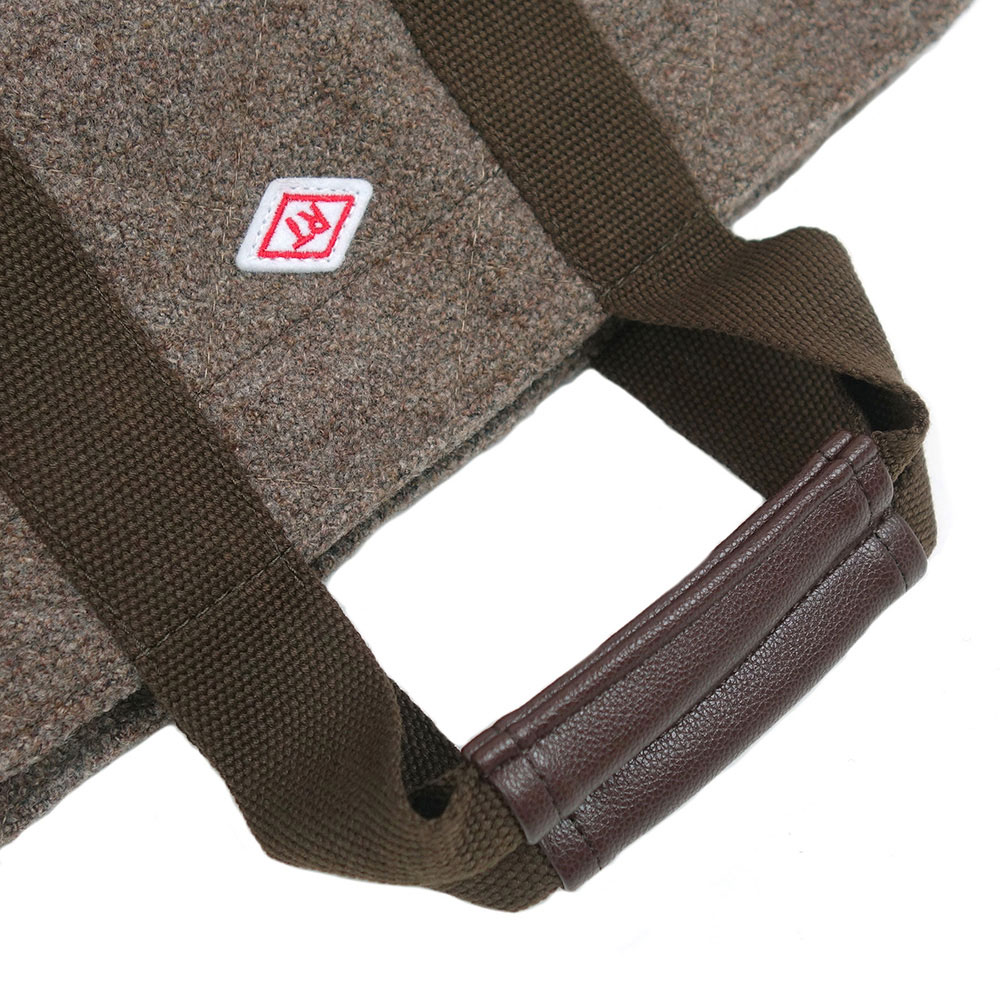トートバッグ ROOTOTE SN.デリループヤーンニット-A 2019新作 別売りストラップでショルダーバッグに！ ウール キルティング レディーストート ルートート DELI 3472 ブラウン