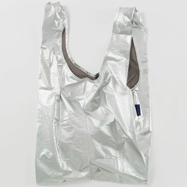 【お1人様1点限り】エコバッグ バグゥ STANDARD BAGGU メタリック 2021春新作 海外ブランドのおしゃれエコバッグ! 金・銀 人気ブランド レディース・メンズ ポーチ 折りたたみ ショッピングバッグ BAGGU スタンダードバグゥ シルバー