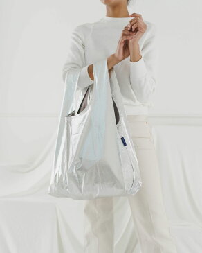 【お1人様1点限り】エコバッグ バグゥ STANDARD BAGGU メタリック 2021春新作 海外ブランドのおしゃれエコバッグ! 金・銀 人気ブランド レディース・メンズ ポーチ 折りたたみ ショッピングバッグ BAGGU スタンダードバグゥ シルバー