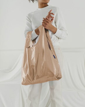 【お1人様1点限り】エコバッグ バグゥ STANDARD BAGGU メタリック 2021春新作 海外ブランドのおしゃれエコバッグ! 金・銀 人気ブランド レディース・メンズ ポーチ 折りたたみ ショッピングバッグ BAGGU スタンダードバグゥ ピンクゴールド