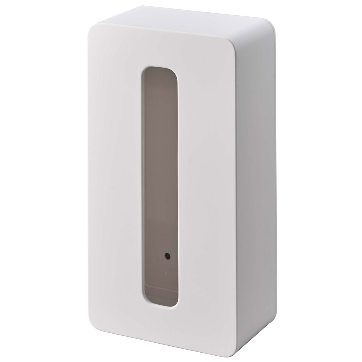 ティッシュケース YAMAZAKI tower マグネットコンパクトティッシュケース ハイタイプ ソフトパックティッシュ用ケース シンプル おしゃれ 袋ティッシュ用 白・黒 ティッシュカバー 山崎実業 タワー ホワイト