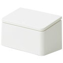 ゴミ箱 正規品 ideaco イデアコ TUBELOR flat rectangle チューブラーフラットレクタングル ミニ 小さめ おしゃれ 蓋付き フタ付き ダストボックス ごみ箱 チューブラー ホワイト