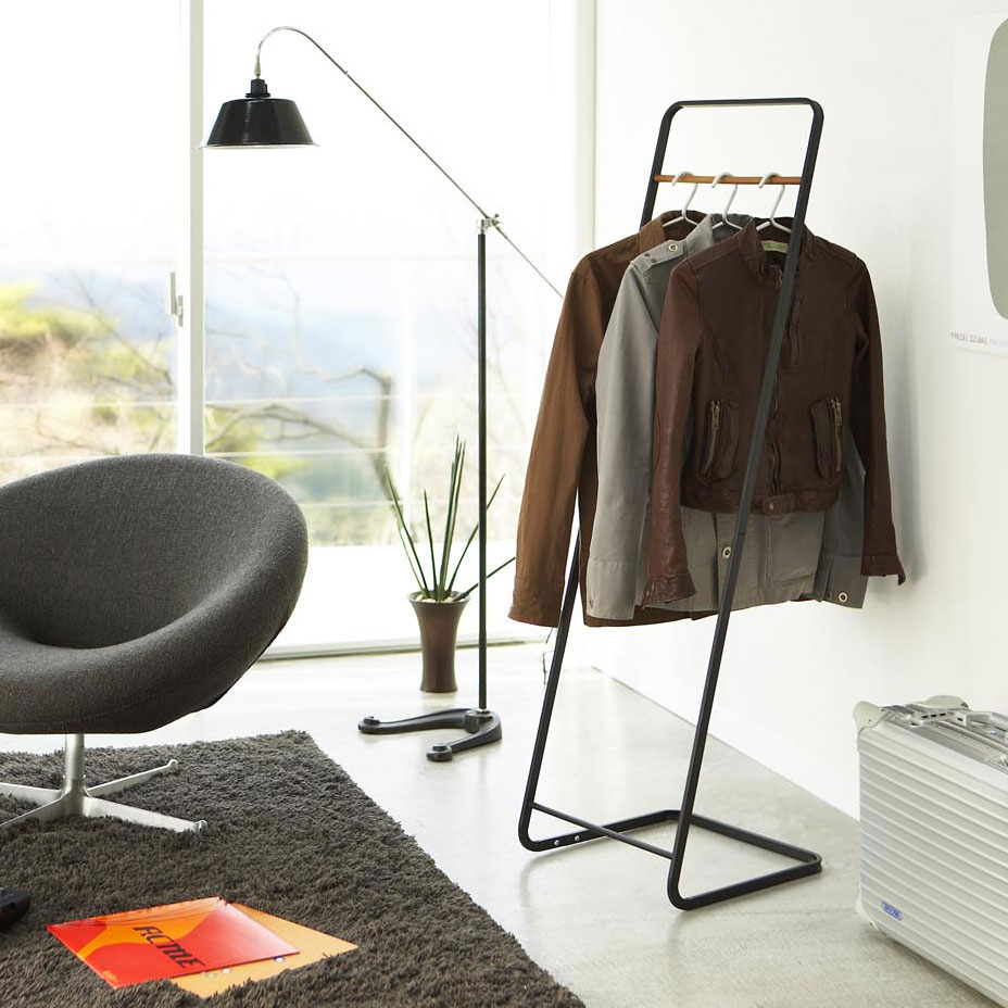 ハンガーラック 山崎実業 正規品 tower タワー コートハンガーKD 邪魔になりにくいスリムタイプ！ コートハンガー パイプハンガー スリ..