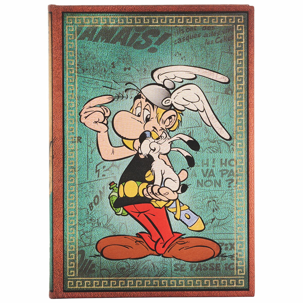 ノートブック 正規品 paperblanks ペーパーブランクス MIDI ハードカバー 罫線 特別なノートブック イギリス 英国 取扱店 芸術 アート 高級ノート ミディ アステリックスの冒険 Asterix the Gaul