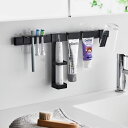 歯ブラシスタンド 山崎実業 正規品 tower タワー フィルムフック電動歯ブラシ&歯磨き用品収納セット 歯磨き用品をまとめて収納 便利グッズ 洗面アイテム 電...