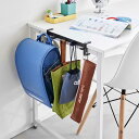 フック 山崎実業 正規品 tower タワー テーブル横フック 丈夫なスチール製 デスク収納 テーブル収納 5連フック 可動式 引っ掛け ブラック