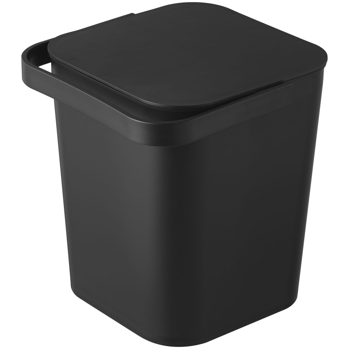 収納ボックス 山崎実業 tower フタ付バケツ12L おしゃれバケツ！ YAMAZAKI タワー ブラックのサムネイル