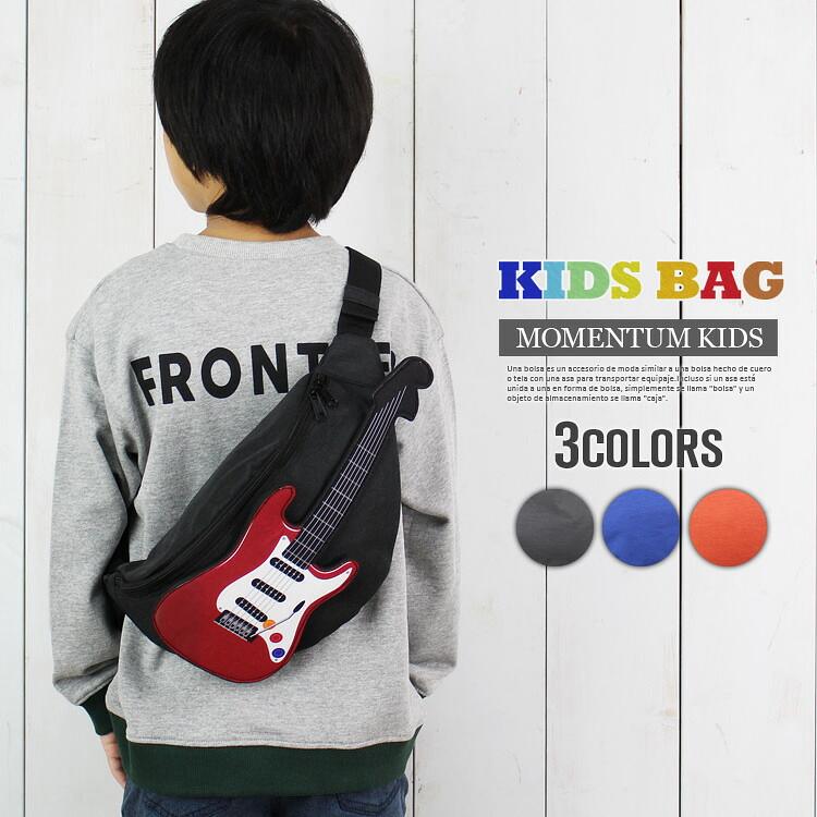 ギター ボディバッグ キッズ ウエストバッグ キッズ ウエストポーチ 小学生 ショル...