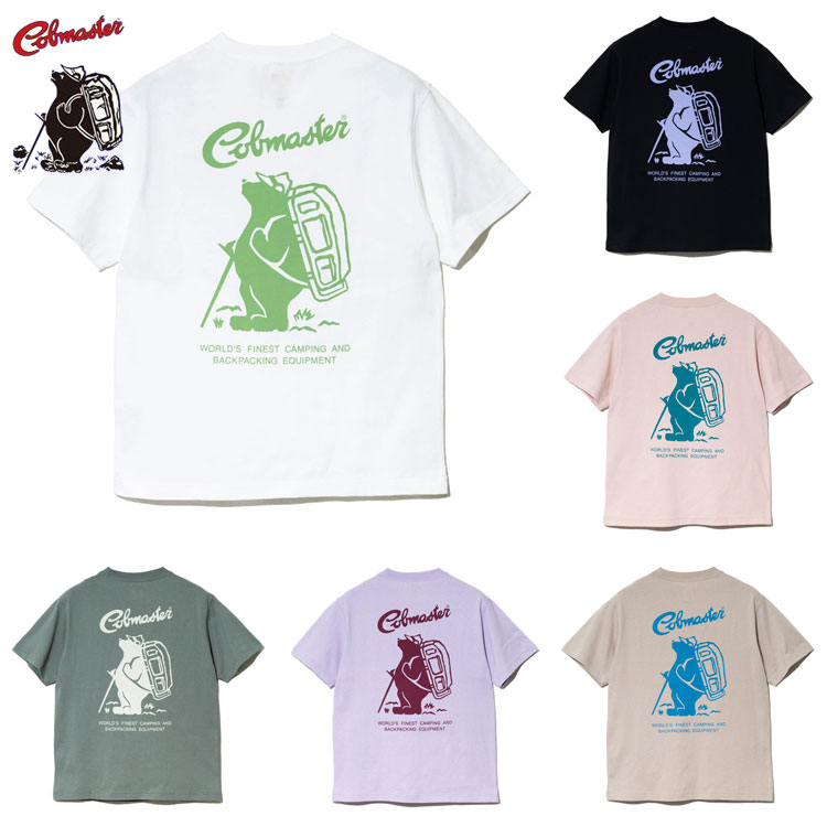 乐天商城 - COBMASTER 半袖 Tシャツ スタンダードロゴ 吸水速乾 抗菌防臭 Tee ベーシック シルエット コブマスター メンズ レディース Tシャツ 半袖Tシャツ コブベアー 定番 プリントT 綿100% ユニセックス 男女兼用 トップス アウトドア キャンプ フェス 遊び心 外遊び