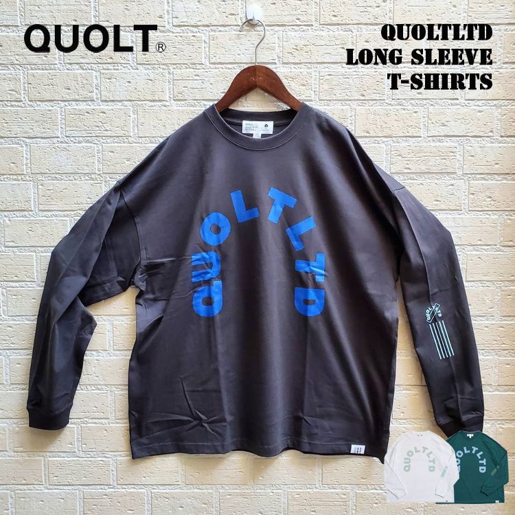 クオルト LTD 長袖 Tシャツ ロングスリーブ Tシャツ メンズ カットソー クルーネック QUOLT 長袖Tシャツ ロンT ユニセックス トップス 袖プリント バックプリント ルーズ シルエット レディース アウトドア キャンプ フェス プレゼント backarrow-10052194 Back Arrow バックアロー サンプル画像2