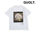 QUOLT 半袖 Tシャツ プリント ユニセックス トップス 3D-SEEDS TEE WHITE ホワイト 通勤 通学 旅行 フェス 服装 プレゼント(4)