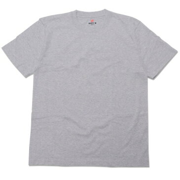 【HANES】(ヘインズ) ビーフィー (BEEFY) 2パック (グレイ)【メンズ】【Tシャツ】【グレイ】【無地】【半袖】【ヘインズ Tシャツ】【2枚パック】【渋谷】【アメカジ】【老舗アメカジショップ】【back drop】