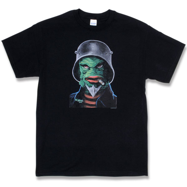 【POSTER POP】(ポスターポップ) The Creatcha TEE 【Ben Von Strawn】 / クリーチャー Tシャツ (ブラック) 渋谷 バックドロップ 渋谷の老舗アメカジショップ the back drop グラフィックアート アメリカ製 ネコポス対応