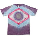 (バックドロップ別注) TIE DYE TEE / タイダイ染め Tシャツ D.アイ (パープル) 渋谷 バックドロップ 渋谷の老舗アメカジショップ the back drop アメカジ定番 メンズ フェス 