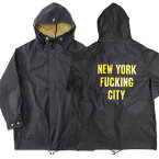 【T.N JACK】(ティーエヌジャック) N.Y.F.C MILITARY COAT / N.Y.F.C ミリタリー コート (ネイビー) 渋谷 バックドロップ 渋谷の老舗アメカジショップ the back drop 定番 アメカジ モッズコート レインコート フードコート 撥水 ニューヨーク