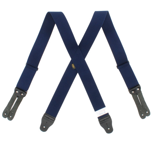 アメカジのバックドロップbackdropの【PRISON BLUES】(プリズンブルース) LEATHER END SUSPENDER / レザーエンド サスペンダー (ブルー) 渋谷 バックドロップ 渋谷の老舗アメカジショップ the back drop アメカジ 老舗 ワークウェア ウェルチ カジュアル｜アングル3