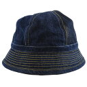 【BACKDROP】(バックドロップ) DENIM MESH HAT / デニム メッシュ ハット (インディゴ) 渋谷 バックドロップ 渋谷の老舗アメカジショップ the back drop アメカジ コーンミルズ ワーク デッドストック