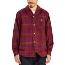 楽天アメカジのバックドロップbackdrop【BACKDROP】（バックドロップ） L/S RAYON CHECK SHIRT / 長袖 レーヨン チェックシャツ （マルーン） 渋谷 バックドロップ 渋谷の老舗アメカジショップ the back drop アメカジ オールドスタイル