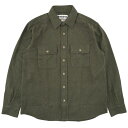 【BACKDROP】(バックドロップ) USA FLANNEL SHIRT / USAフランネル シャツ (グリーン) バックドロップ 老舗アメカジショップ the back drop アメカジ オリジナル ファブリック ワークシャツ ネルシャツ