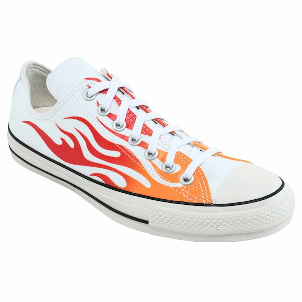 【CONVERSE】(コンバース) ALL STAR 100 IGNT OX / オールスター イグナイト オックスフォード スニーカー (ホワイト) バックドロップ 老舗アメカジショップ the back drop アメカジ テンセル REACT ファイヤーパターン