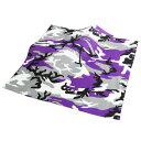 【ROTHCO】(ロスコ) CAMO BANDANA (4156) / カモ柄 バンダナ (ウルトラバイオレット カモ) バックドロップ 老舗アメカジショップ the back drop ミリタリー 大判 アウトドア [ネコポス対応]