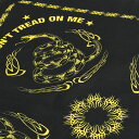 【ROTHCO】(ロスコ) DON'T TREAD ON ME BANDANA (4032) / バンダナ (ブラック) バックドロップ 老舗アメカジショップ the back drop ミリタリー 大判 アウトドア [ネコポス対応] 2