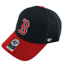 【47】(フォーティセブン) REDSOX TWO TONE MVP CAP / レッドソックス ツートーン キャップ (ネイビー/レッド) バックドロップ 老舗アメカジショップ the back drop MLBライセンス ベースボール スポーツ ストリート