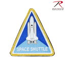 【ROTHCO】(ロスコ) NASA SPACE SHUTTLE PATCH / ナサ スペースシャトル パッチ (ブルー) バックドロップ 老舗アメカジショップ the back drop 宇宙船 パッチ ワッペン