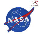 【ROTHCO】(ロスコ) NASA MEATBALL PATCH / ナサ ミートボール パッチ (ブルー) バックドロップ 老舗アメカジショップ the back drop 宇宙船 パッチ ワッペン