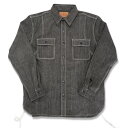 【SOUTH WEST】(サウスウェスト) NEW CHAMBRAY SHIRT / ニュー シャンブレーシャツ (ブラック) 渋谷 バックドロップ 渋谷の老舗アメカジショップ the back drop コーンミルズ ワークシャツ 日本製