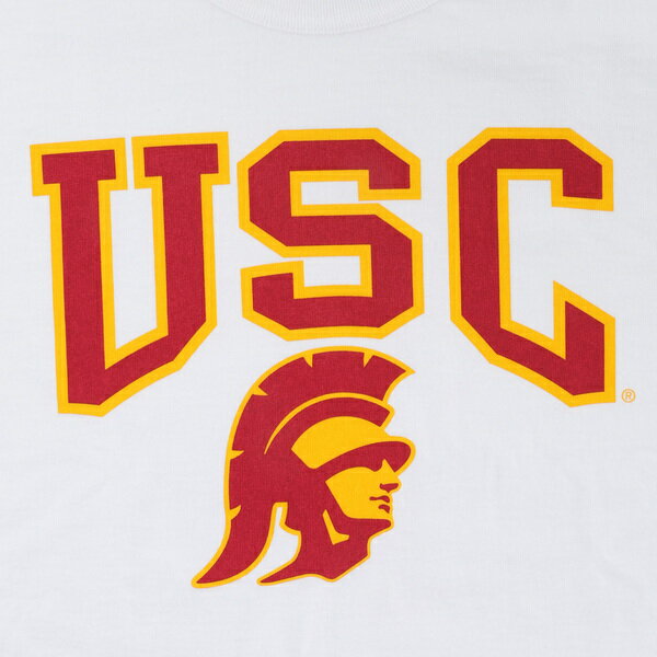 【CHAMPION】(チャンピオン) T-1011 L/S TEE USC C5-W403 / T-1011 ロングスリーブTシャツ USC (ホワイト) バックドロップ 老舗アメカジショップ the back drop ヘビーウェイト ドライタッチ カレッジ