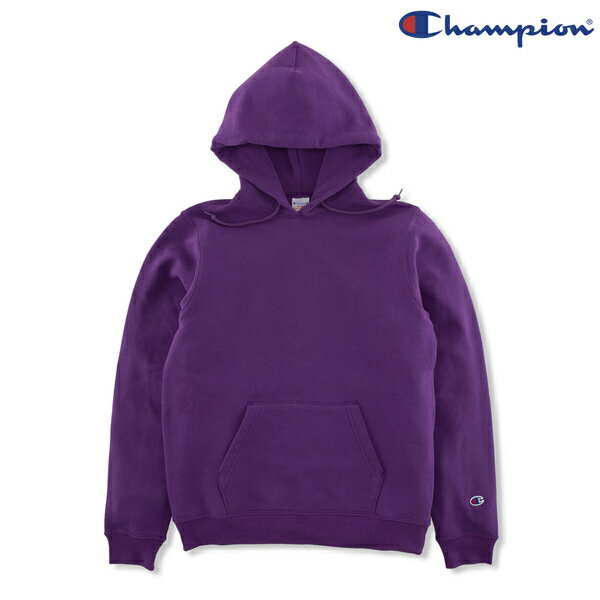 【CHAMPION】(チャンピオン) HOOD SWEAT SHIRT / スウェットパーカー (バイオレット) 渋谷アメカジ バックドロップ the backdrop メンズ 裏起毛 USAコットン プルオーバーパーカー