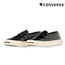 コンバース レザースニーカー メンズ 【CONVERSE】(コンバース) JP LOAFER RH / ローファー スニーカー (ブラック) 渋谷アメカジ バックドロップ the backdrop メンズ スニーカー レザー