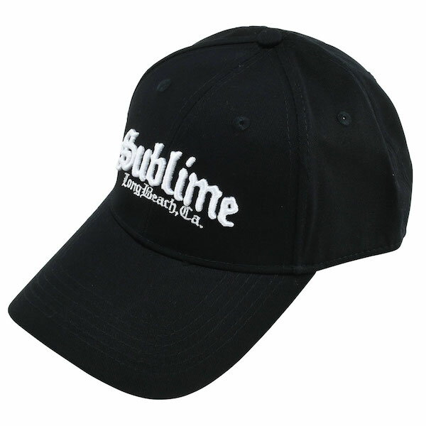 楽天アメカジのバックドロップbackdrop【BAND GOODS】（バンドグッズ） SUBLIME CA LOGO CAP / サブライム CAロゴ キャップ （ブラック） バックドロップ 老舗アメカジショップ the back drop HIPHOP RAP ROCK music band artist