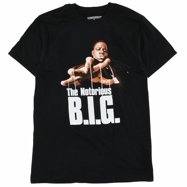 30 OFF 【BAND GOODS】(バンドグッズ) NOTORIOUS B.I.G. REACHSTRINGS TEE / ノートリアスBIG リーチストリングス Tシャツ (ブラック) バックドロップ 老舗アメカジショップ the back drop メンズ HIPHOP RAP ROCK ARTIST ネコポス対応