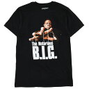 【BAND GOODS】(バンドグッズ) NOTORIOUS B.I.G. REACHSTRINGS TEE / ノートリアスBIG リーチストリングス Tシャツ (ブラック) バックドロップ 老舗アメカジショップ the back drop メンズ HIPHOP RAP ROCK ARTIST ネコポス対応