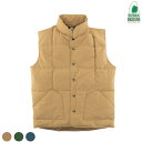 【SIERRA DESIGNS】(シエラデザイン) DOWN SIERRA VEST / ダウンシェラベスト (ビンテージタン) 渋谷アメカジ バックドロップ メンズ アメリカ ロクヨンクロス クラシック オーセンティック made in usa