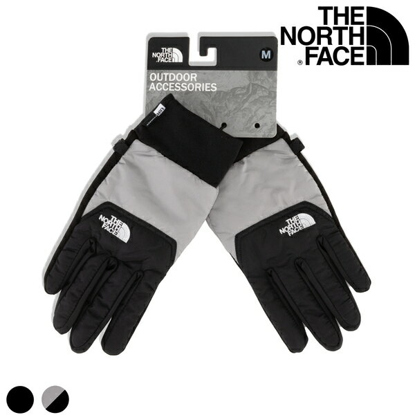 【THE NORTH FACE】(ノースフェイス) Nuptse Etip Glove NN62217 / ヌプシイーチップグローブ (メルトグレー) 渋谷アメカジ バックドロップ フリースグローブ タッチパネル対応 スマホ対応 トレッキング