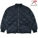 ロスコ ジャケット メンズ 【ROTHCO】(ロスコ) NYLON QUILTED FLIGHT JACKET / ナイロンキルティング フライトジャケット (ネイビー) 渋谷 バックドロップ 渋谷の老舗アメカジショップ the back drop アメカジ フライトジャケット ミリタリー