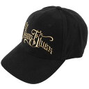 【PRISON BLUES】(プリズンブルース) SCRIPT LOGO BASEBALL CAP / スクリプト ロゴ ベースボール キャップ (ブラック) 渋谷 バックドロップ 渋谷の老舗アメカジショップ the back drop アメカジ定番 カジュアル ストリート