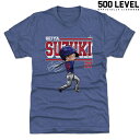 (500レベル) Seiya Suzuki CARTOON TEE(BLU) / セイヤスズキ CARTOON Tシャツ (ブルー) アメカジ 渋谷 バックドロップ 老舗アメカジショップ back drop メンズ MLB NFL NBA NHL スポーツ グッズ 鈴木誠也