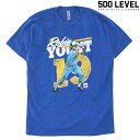 【500 LEVEL】(500レベル) Robin Yount RETRO TEE / ロビン ヨーント レトロ Tシャツ (ロイヤル) バックドロップ 老舗アメカジショップ the back drop スポーツ MLB NFL NBA NHL ネコポス対応